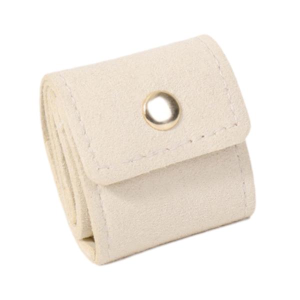 コンパクトな旅行用ジュエリーオーガナイザーバッグ、リング、イヤリング、バケーション用のバックル付きミニ旅行ジュエリーロールバッグ