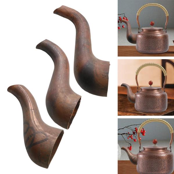 銅製ティーケトル交換用注ぎ口 ティーポット注ぎ口 取り付け簡単 交換部品 キッチンアクセサリー