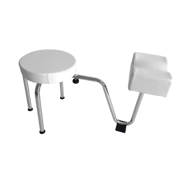 ペディキュアマニキュアスツール、フットレスト付き、調節可能なフットスタンド、エステティシャンショップ商業用スタジオ用ペディキュアステーションチェア