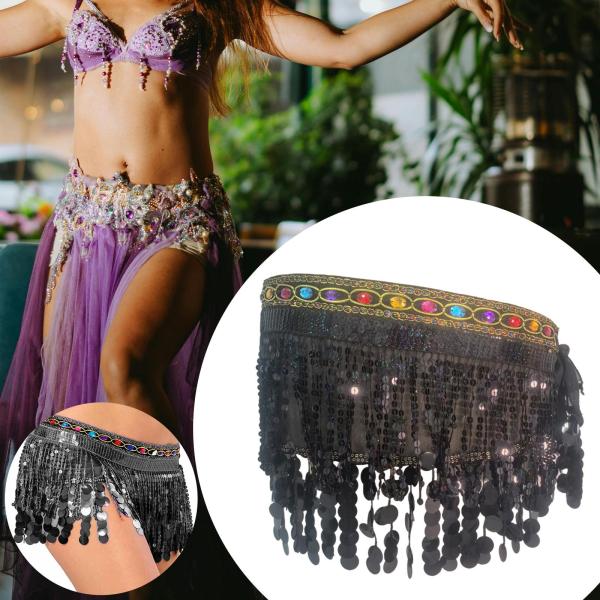 ベリーダンス ヒップスカーフスカート ラップ ウェディングパーティーミュージック 女用 ベリーダンススカート