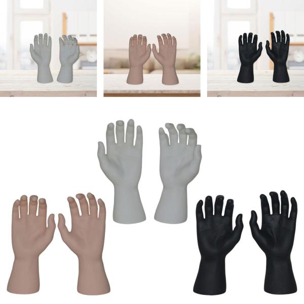 リアルなハンドモデル 男 人間の手マネキン 大人用 シミュレーション 小売 装飾 ユニーク グローブディスプレイ ハロウィンデコレーション