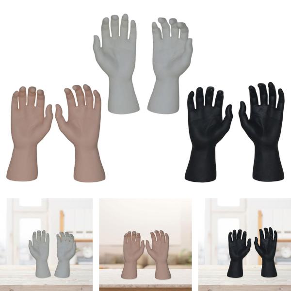リアルなハンドモデル 男 人間の手マネキン 大人用 シミュレーション 小売 装飾 ユニーク グローブディスプレイ ハロウィンデコレーション