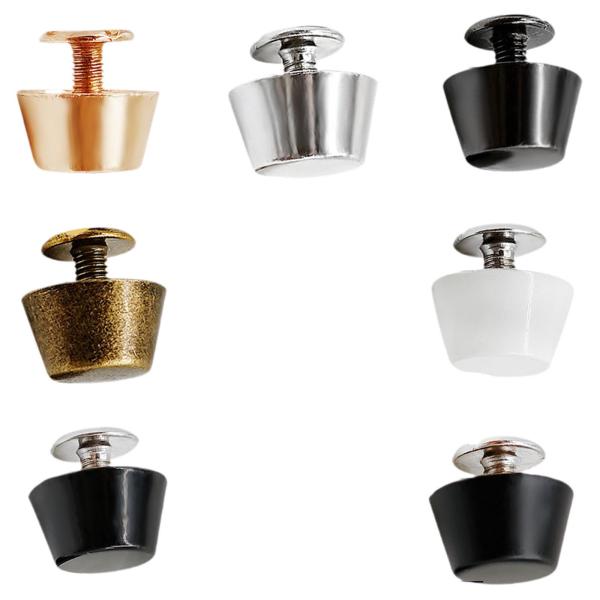 25 個セット 丸型フラットネイルヘッド 12mm スクリューバックリベットスタッド フラットヘッドスタッドリベット 靴用 DIY レザー用品