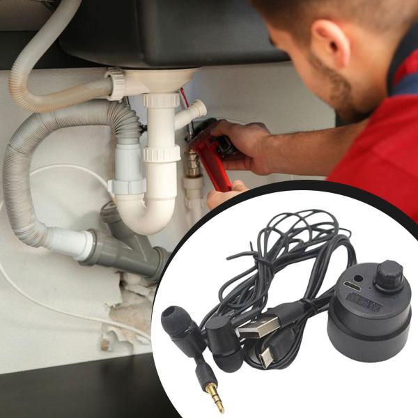 漏水検知 プロフェッショナル壁パイプ漏水聴音検知器 地下モニター 音声器 地下室用アンプ