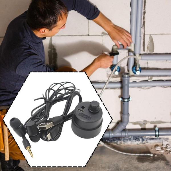 漏水検知 プロフェッショナル壁パイプ漏水聴音検知器 地下モニター 音声器 地下室用アンプ