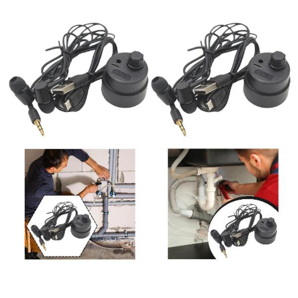 漏水検知 プロフェッショナル壁パイプ漏水聴音検知器 地下モニター 音声器 地下室用アンプ