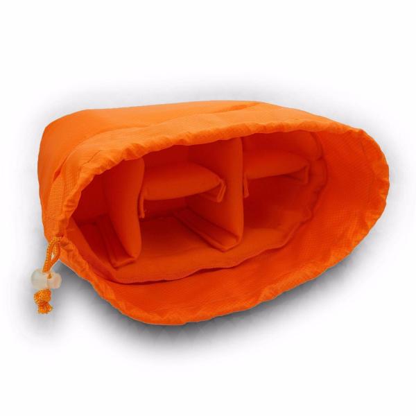 カメラインサートバッグポーチ、インナーバッグ、ポータブル巾着デジタルカメラケース、デジタルDSLR用アクセサリー