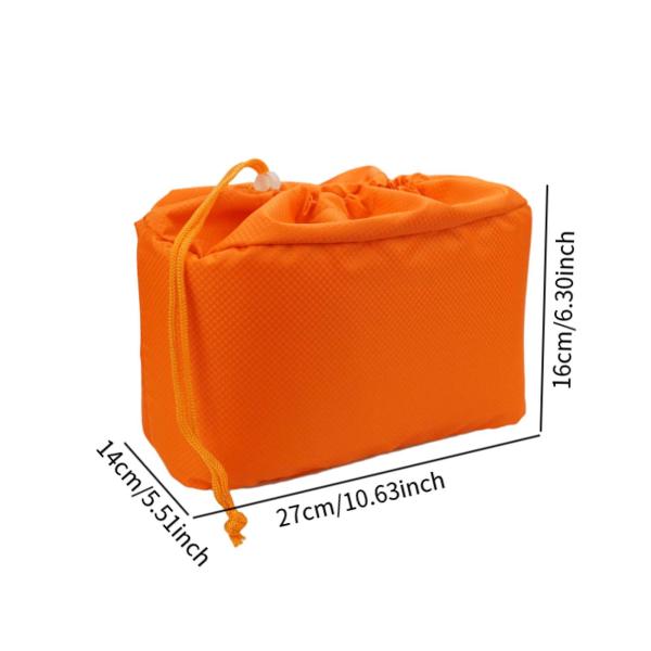 カメラインサートバッグポーチ、インナーバッグ、ポータブル巾着デジタルカメラケース、デジタルDSLR用アクセサリー