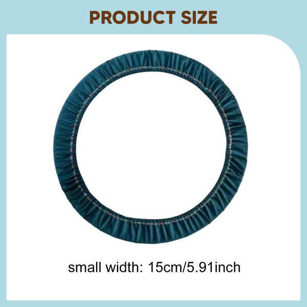 新体操リングカバー保護ケース 取り付け簡単 耐摩耗 ソフトベルベット 体操アクセサリープロテクター