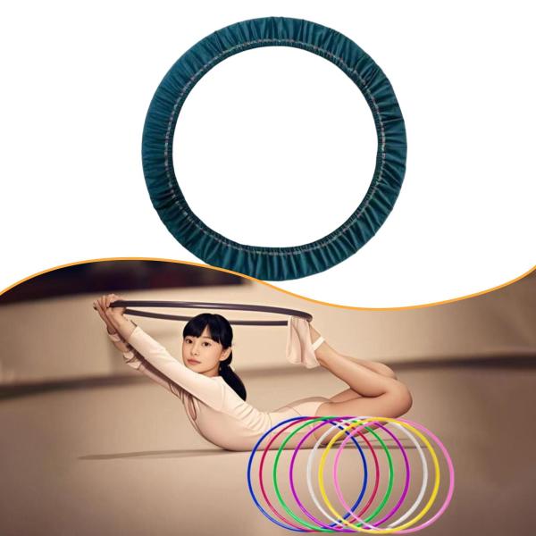 新体操リングカバー保護ケース 取り付け簡単 耐摩耗 ソフトベルベット 体操アクセサリープロテクター