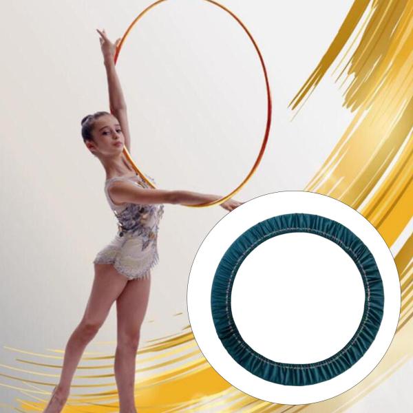 新体操リングカバー保護ケース 取り付け簡単 耐摩耗 ソフトベルベット 体操アクセサリープロテクター