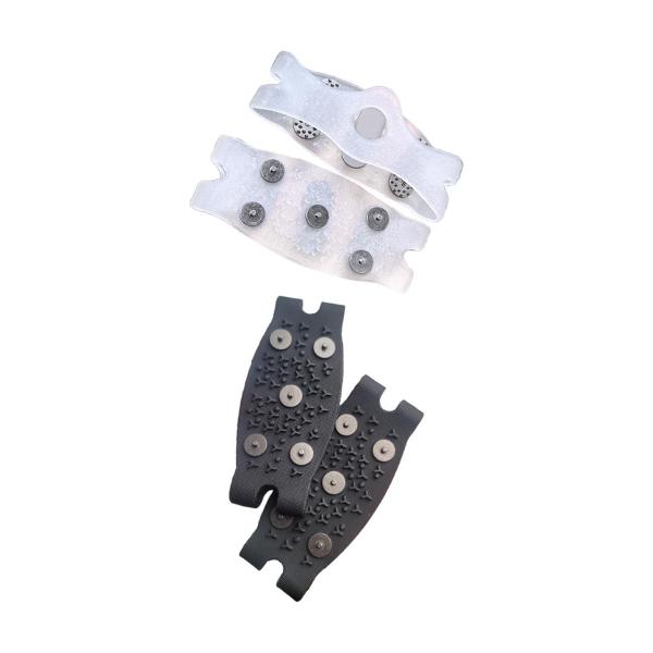 アイスクリート 靴とブーツ用滑り止め シューズグリッパー トラクションクリート ランニング ウォーキング 登山用