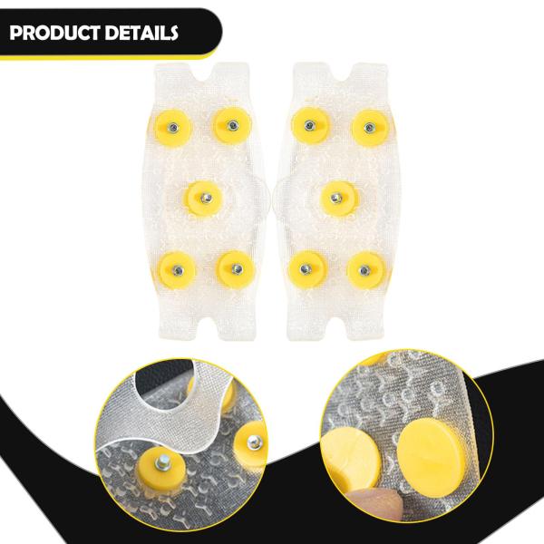 登山用滑り止めシューズ、登山用滑り止めグリップアイゼン、ハイキングウォーキングスノー5スタッドクライミングアイゼン