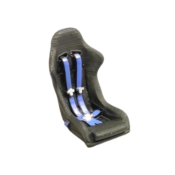 1/64 カーバケットシート ミニチュアレーシングハーネスシート装飾 リアルな装飾品 ミニチュアシーン用シミュレーションハーネスベルト