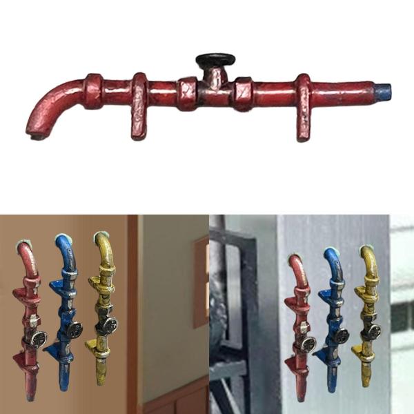 1/64 水道管モデル ミニモデル DIY クリエイティブ ドールハウス デコレーション アクセサリー 装飾ディスプレイ 小道具 ミニチュア シーン