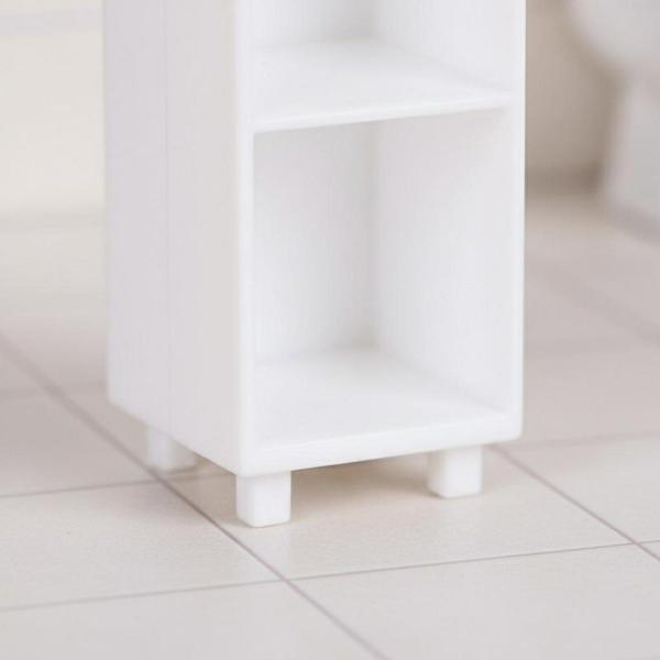 ミニチュアキャビネット ディテール重視 収納棚 3段 ミニチュア家具 ドールハウス本棚 ミニ棚 組み込みやすい 小物収納 仕上がり良好 ドールハウス装飾に適用