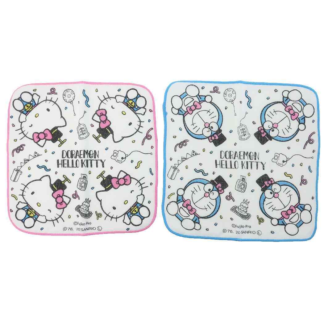 sanrio（サンリオ） ドラえもん ハローキティー コラボ ガーゼタオル2