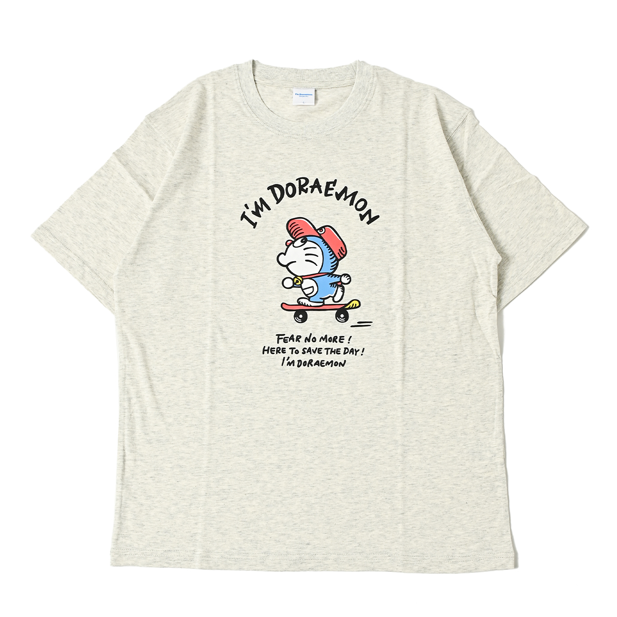 ドラえもん Tシャツ ティーシャツ メンズ レディース 半袖 キャラクター トップス I'mDoraemon スケボー 大人用 男女兼用 グッズ｜amazutsumi｜02