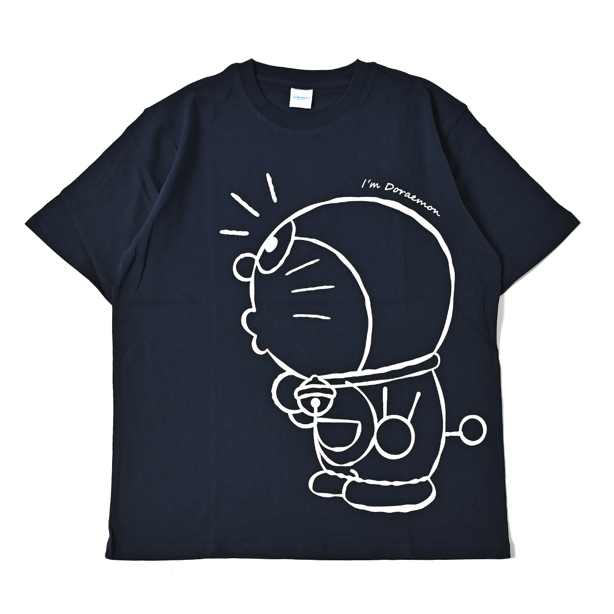 ドラえもんグッズ Tシャツ ティーシャツ メンズ レディース 半袖 キャラクター トップス I'mDoraemon ビッグシルエット ワンポイント  大人用 男女兼用