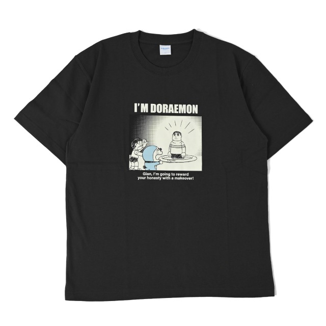 きれいなジャイアン ドラえもん Tシャツ ティーシャツ メンズ 半袖 キャラクター I'mDoraemon 大人用 レディースオーバーサイズ グッズ