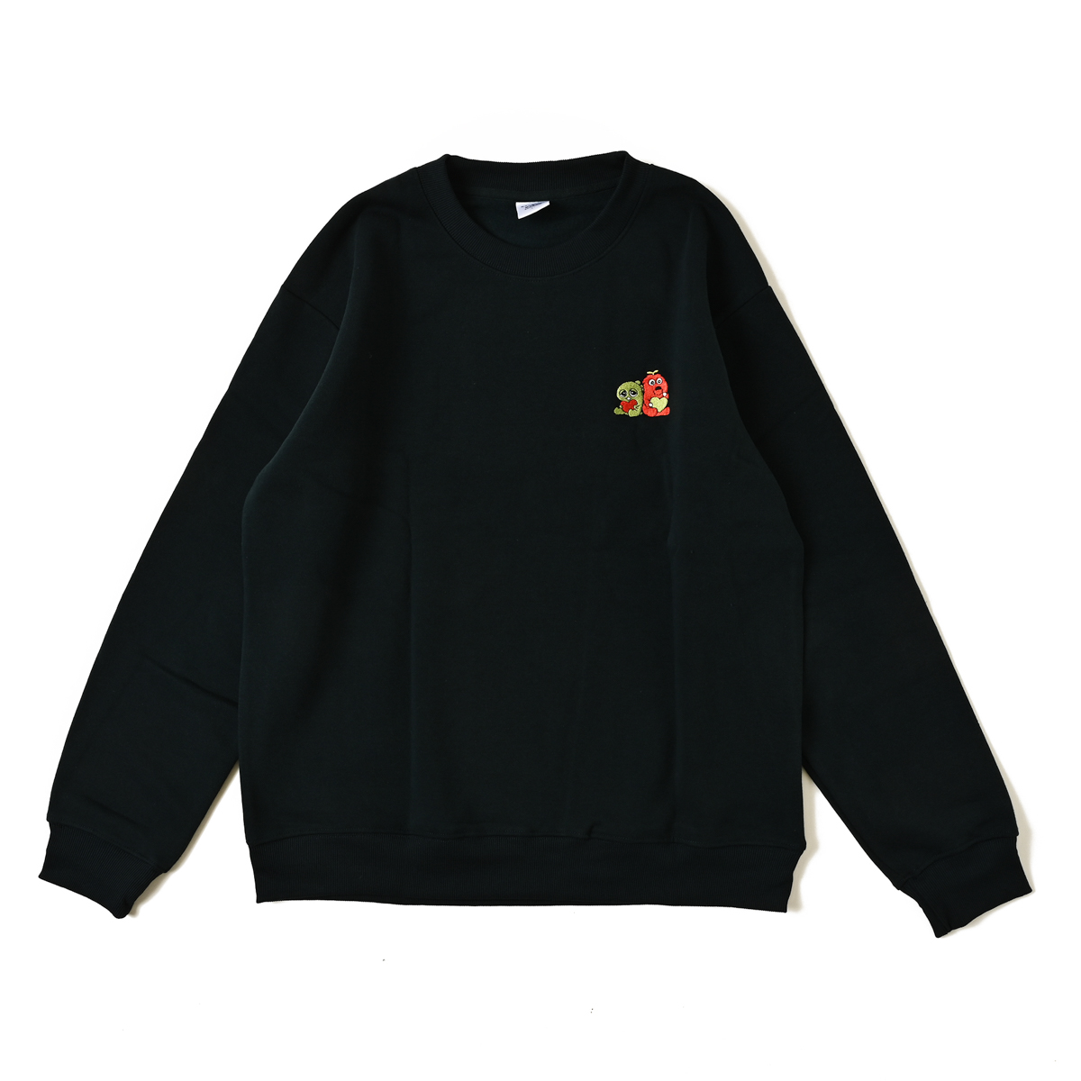 ガチャピン・ムック 裏起毛 ウェット トレーナー メンズ 長袖