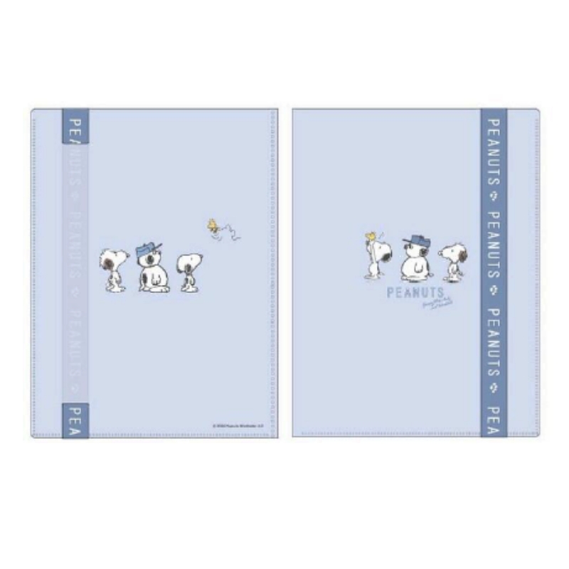 SNOOPY（スヌーピー） ロゴベルトクリアファイル 6+1 A4サイズ