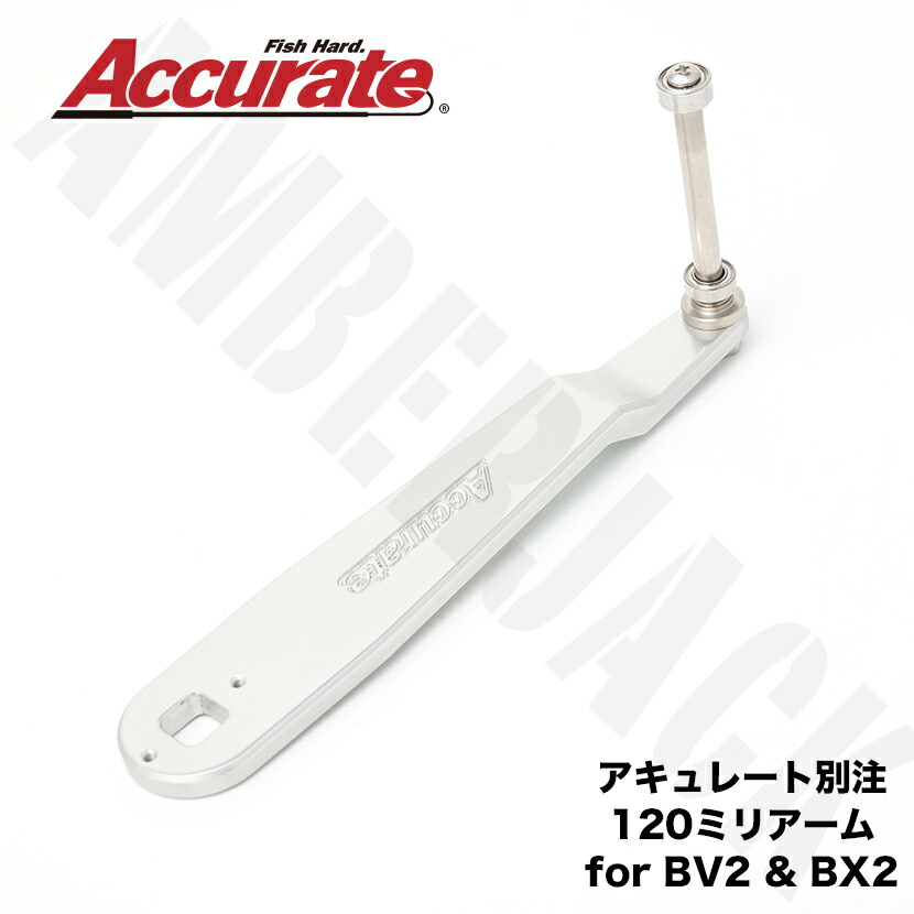 アキュレート用ハンドルアーム 120mm 別注ジュラルミンアーム ACCURATE BV2 バリアント BX2 ボス レバードラグリールスロージギング  リール :fg-ac-ex120--:AMBERJACK - 通販 - Yahoo!ショッピング