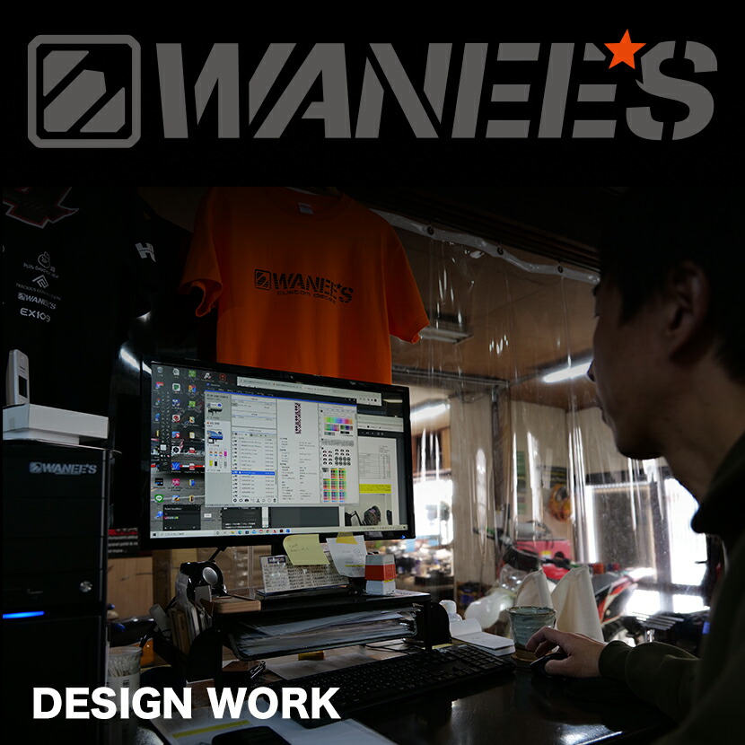 オシアコンクエスト300用 リールプロテクションデカール WANEE'S