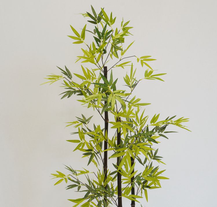 黒竹 150cm3本立 (人工竹 造花 インテリア 観葉植物 木工ベース