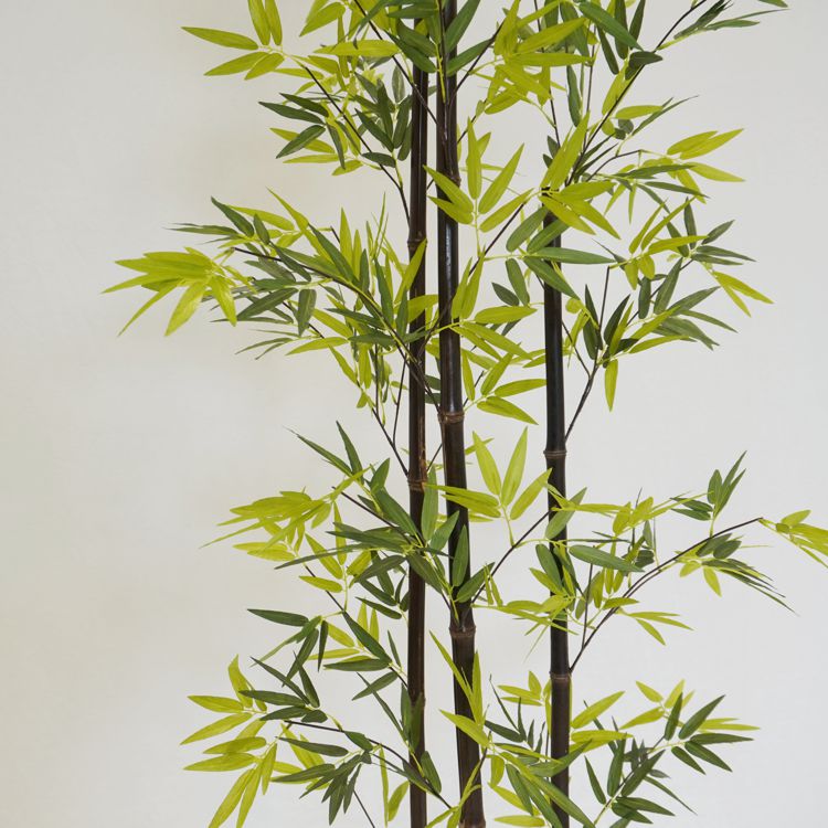 黒竹 150cm3本立 (人工竹 造花 インテリア 観葉植物 木工ベース