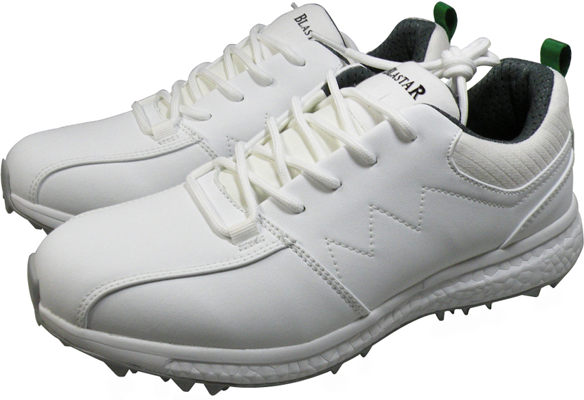 シューズ】ブラスター ホワイト スパイクレス : アメリカン倶楽部