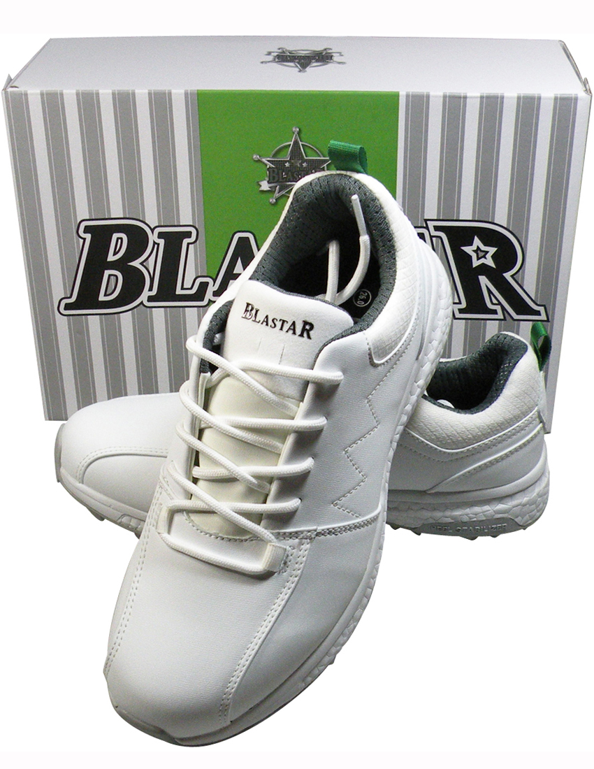 シューズ】ブラスター ホワイト スパイクレス : アメリカン倶楽部