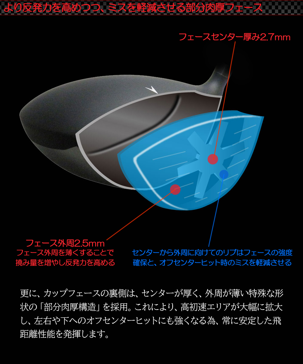 超・高反発ドライバー】MA(マッハ)505 バイタル ゼロ 超・軽量