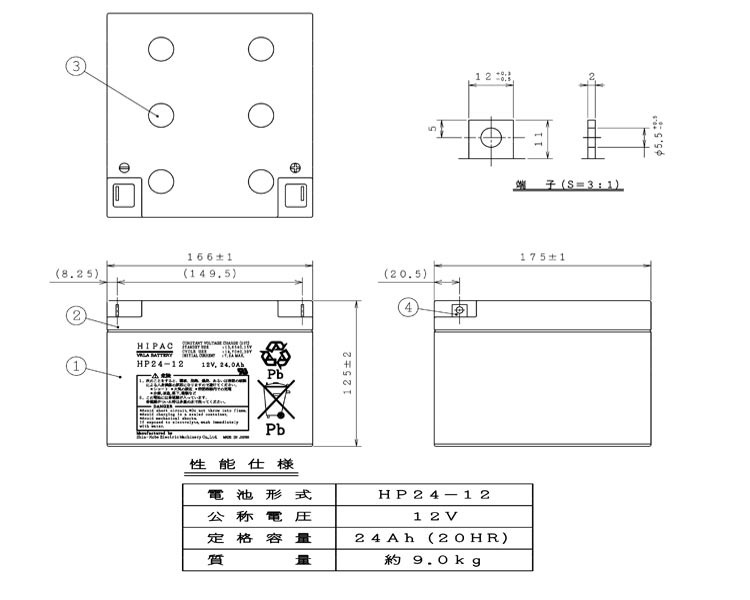 日本製 HP24-12 エナジーウィズ （ 昭和電工 ） JIS規格 小型制御弁式