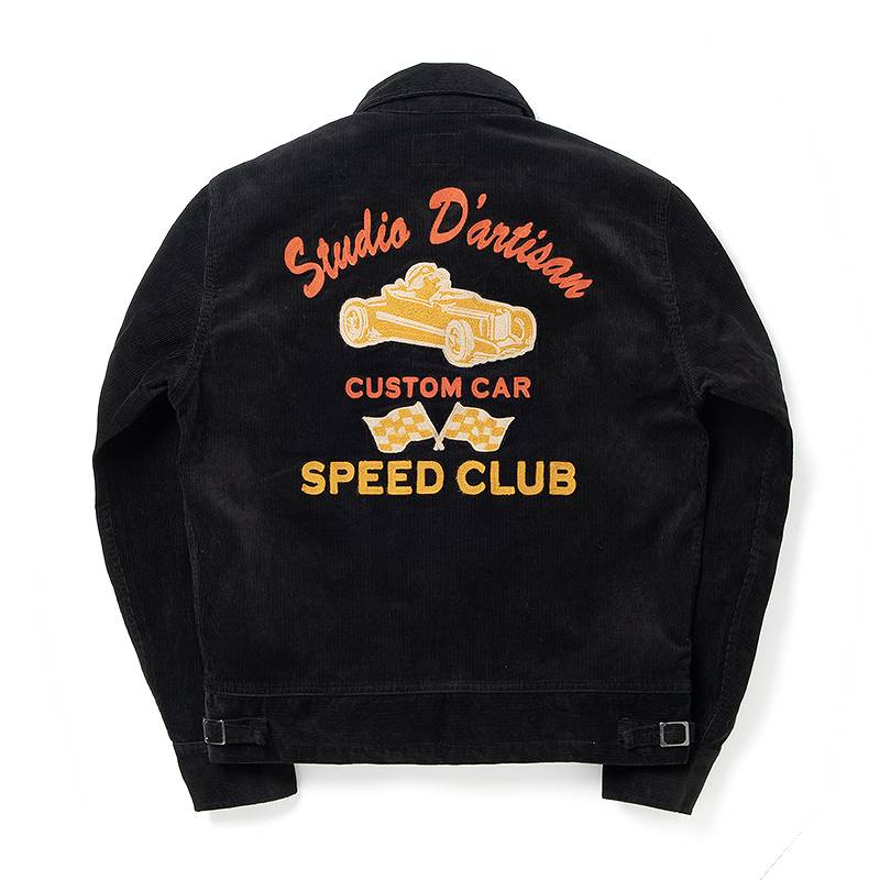 STUDIO D'ARTISAN（ステュディオ・ダ・ルチザン） 刺繍 コーデュロイ