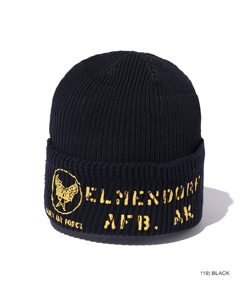 バズリクソンズ ニット キャップ BR02769 / BUZZ RICKSON'S WATCH CAP COTTON VERSION STENCIL｜amekajishop-klax-on｜02