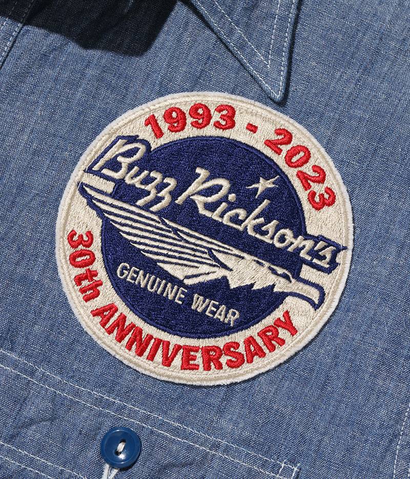 BUZZ RICKSON'S バズリクソンズ 30周年記念モデル ブルー シャンブレー