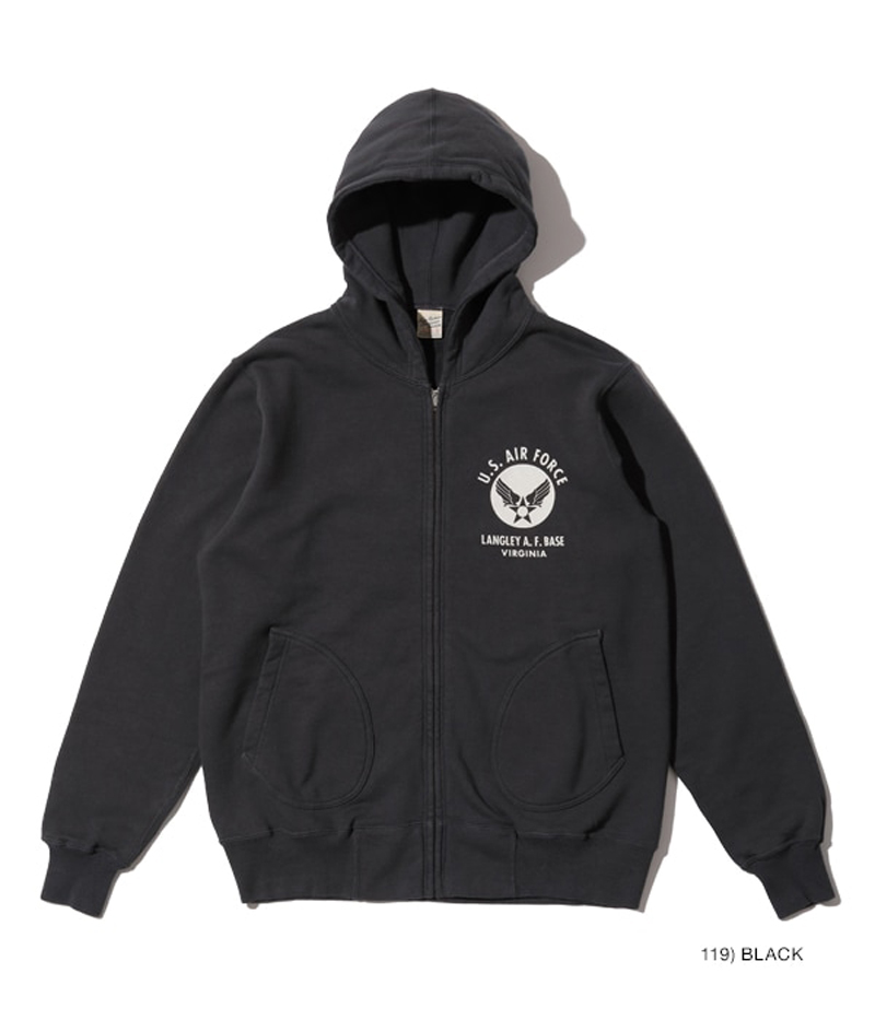 BUZZ RICKSON'S バズリクソンズ ミリタリー フルZIP スウェット