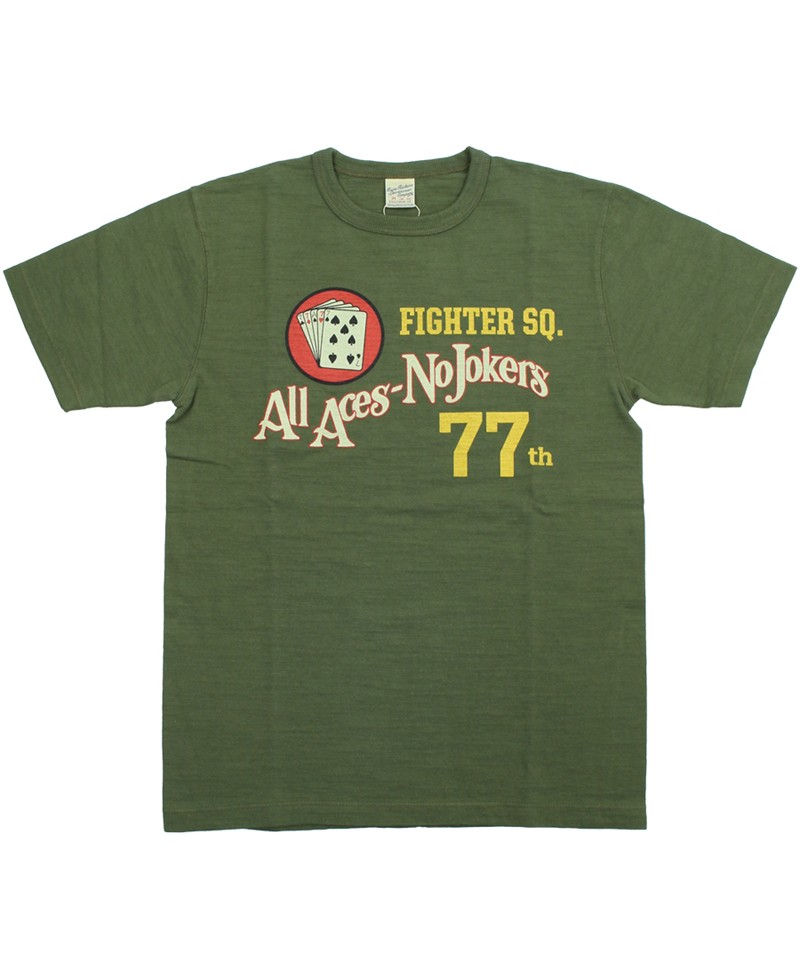 BUZZ RICKSON'S バズリクソンズ スラブヤーン プリント Tシャツ 