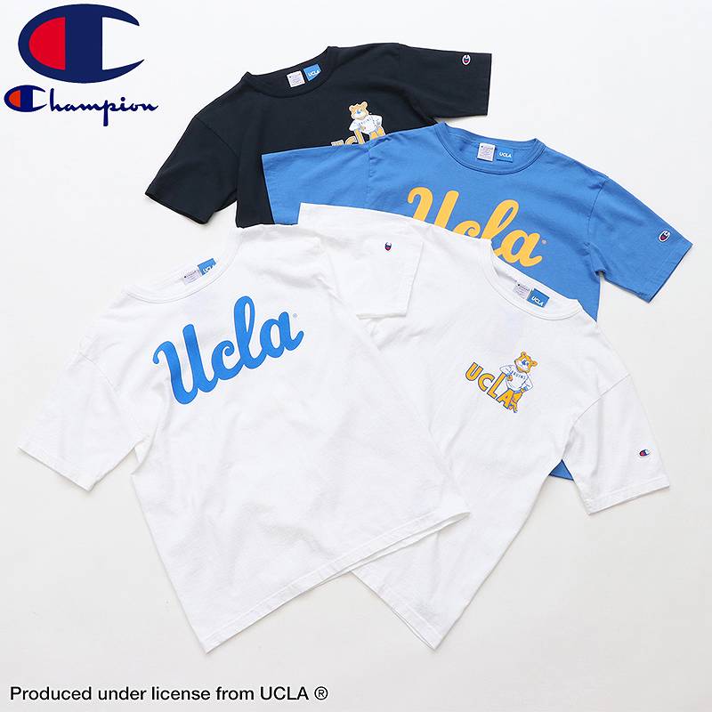 チャンピオン ティーテンイレブン ショートスリーブTシャツ "UCLA" 23SS MADE IN USA Champion 【 T1011 / C5-X301 】｜amekajishop-klax-on