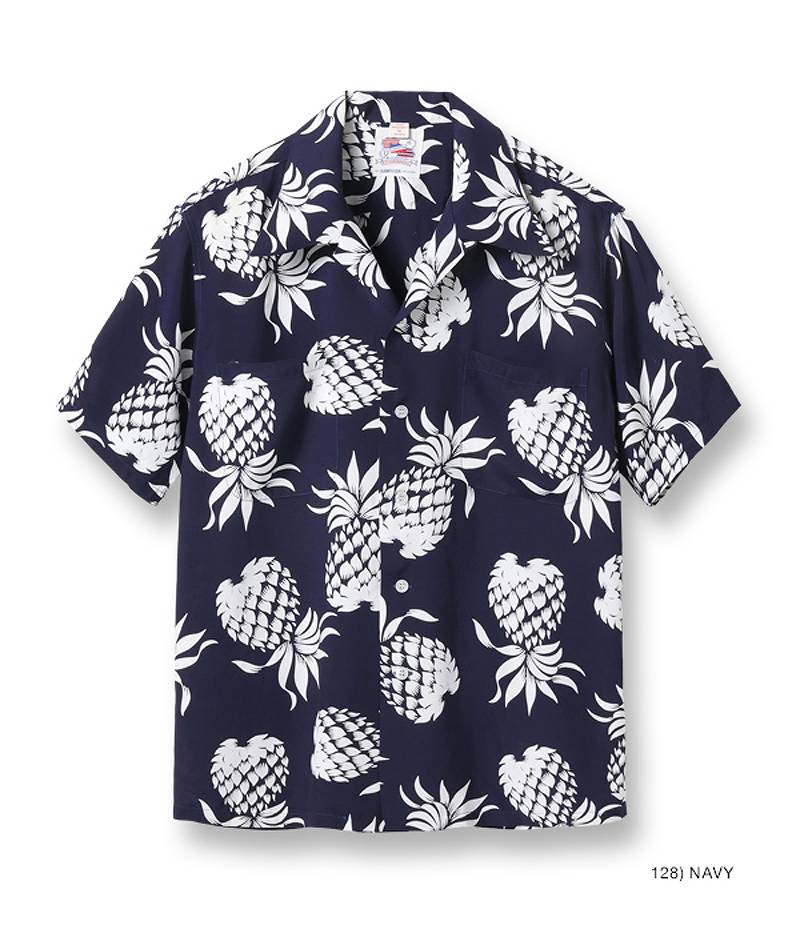 サンサーフ デューク・カハナモク スペシャルエディション アロハ シャツ “DUKE'S PINEAPPLE” DK36201 / SUNSURF DUKE KAHANAMOKU SPECIAL EDITION｜amekajishop-klax-on｜04