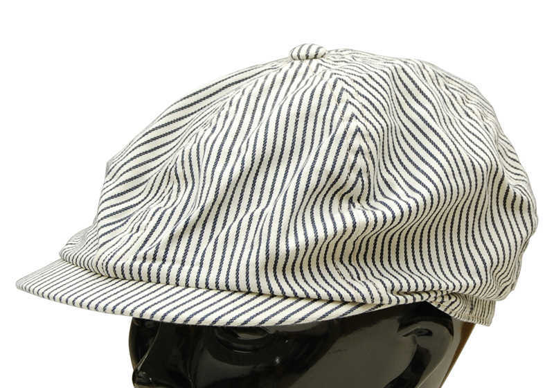 シュガーケーン　アップルジャック　【2組】 SUGAR CANE シュガーケーン HICKORY STRIPE APPLEJACK CAP ヒッコリー