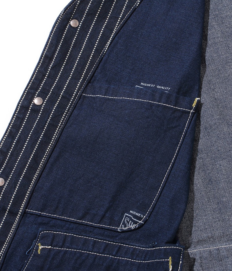 SUGAR CANE シュガーケーン 9oz. ウォバッシュ ストライプ ワーク