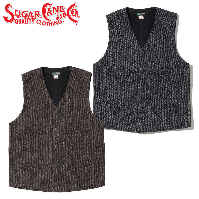 シュガーケーン ビーチクロス ベスト「SC14773」 BEACH CLOTH VEST