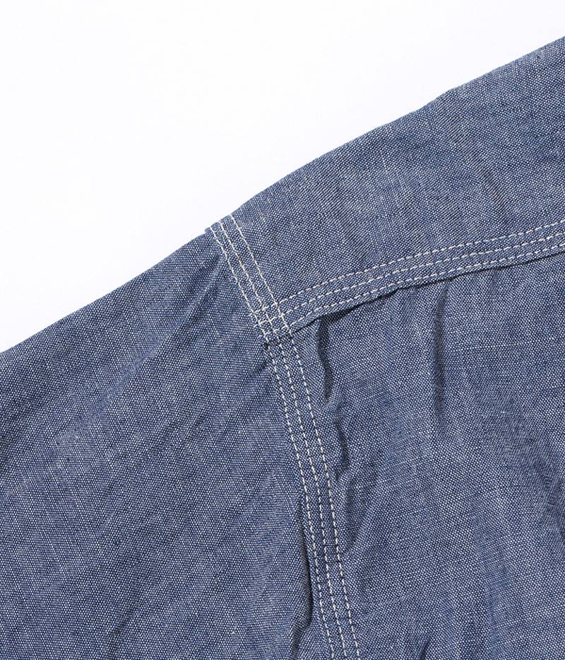 SUGAR CANE シュガーケーン ブルー シャンブレー 半袖 ワーク シャツ