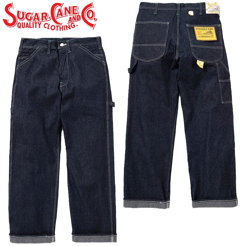 SUGAR CANE シュガーケーン 11oz. ブルー デニム ワーク パンツ