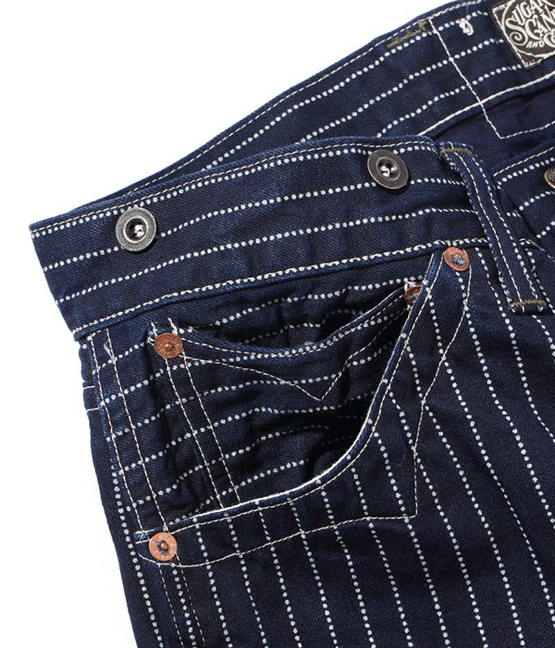 SUGAR CANE シュガーケーン FICTION ROMANCE ウォバッシュ ストライプ