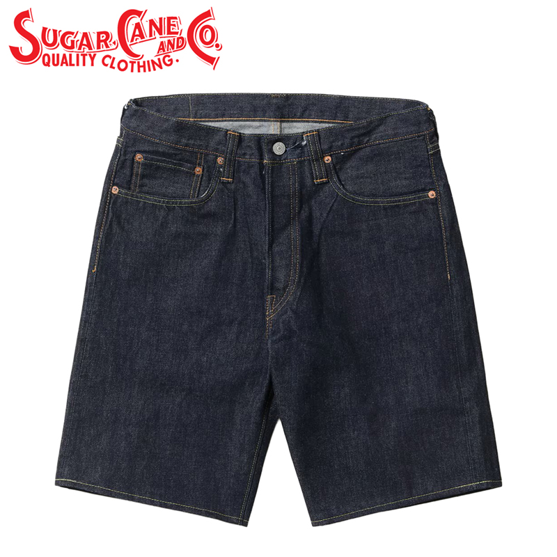 SUGAR CANE シュガーケーン 14.5oz セルビッチ デニム ショート パンツ 