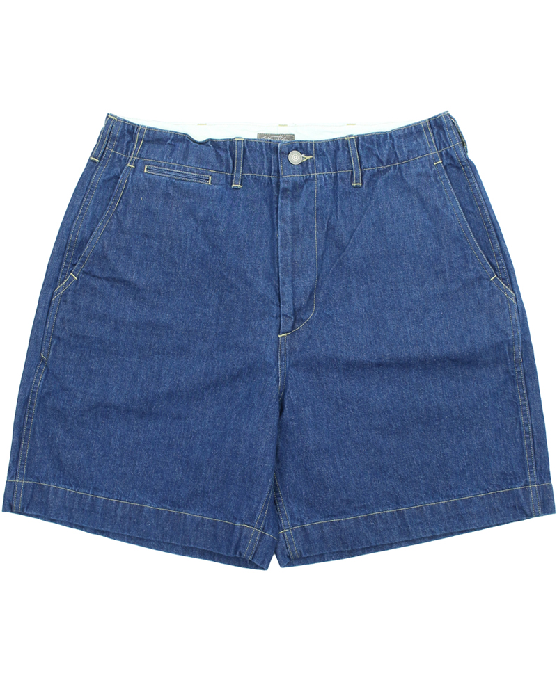 シュガーケーン デニム ショート パンツ ユーズド加工 SC52665 / SUGAR CANE DENIM TROUSERS SHORTS AGEDの画像