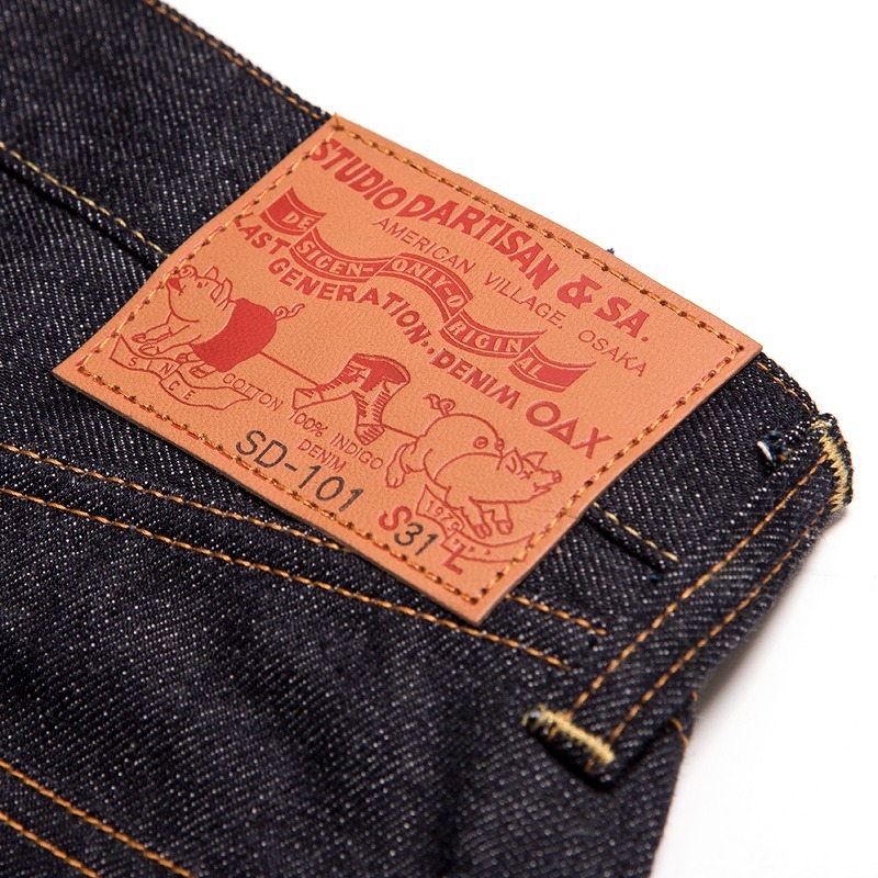 ステュディオ・ダ・ルチザン 15oz レギュラー ストレート ジーンズ